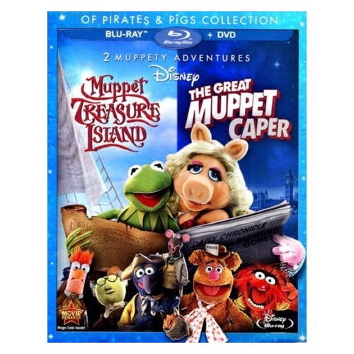 BUENA VISTA HOME VIDEO GREAT MUPPET CAPER/MUPPET TREASURE ISLAND 2 MOVIE COLL (BR/DVD/DC/2PK) BR119023