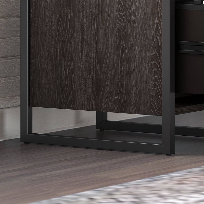 Atria 3 Drawer Assembled File Cabinet Charcoal Gray - Kathy Ireland Home