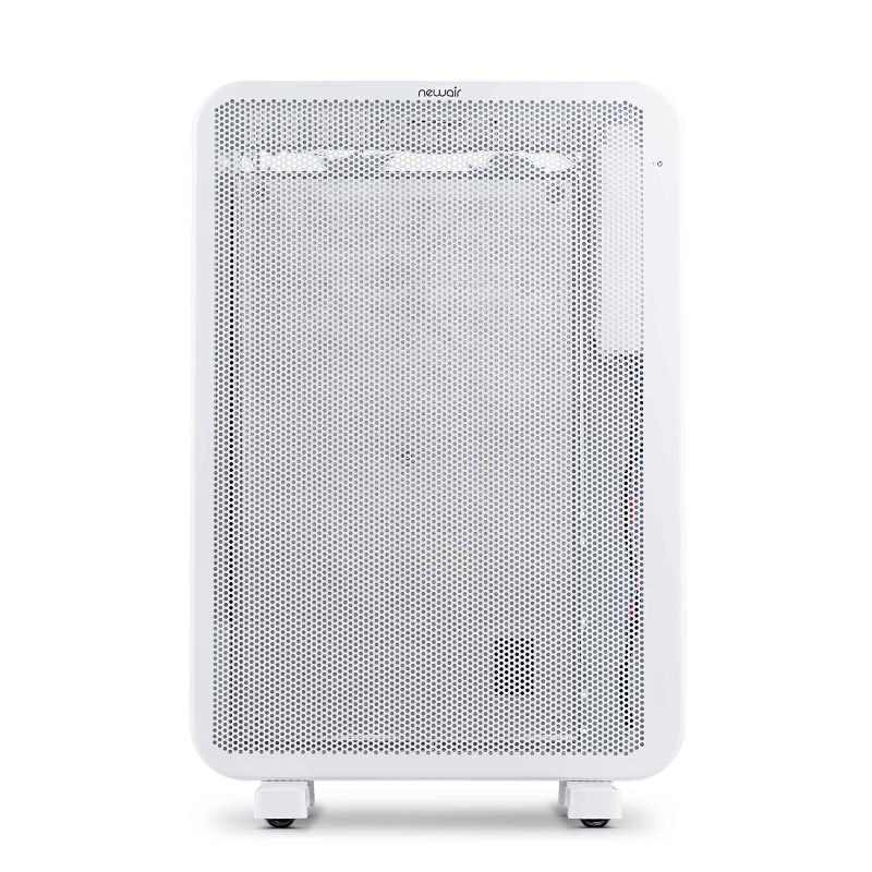 NewAir Diamond Heat 2-in-1 Portable Wall Mounted Mica Panel Heater White