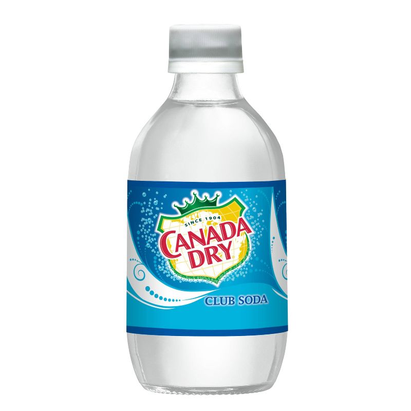 Canada Dry Club Soda - 6pk/10 fl oz Glass Bottles