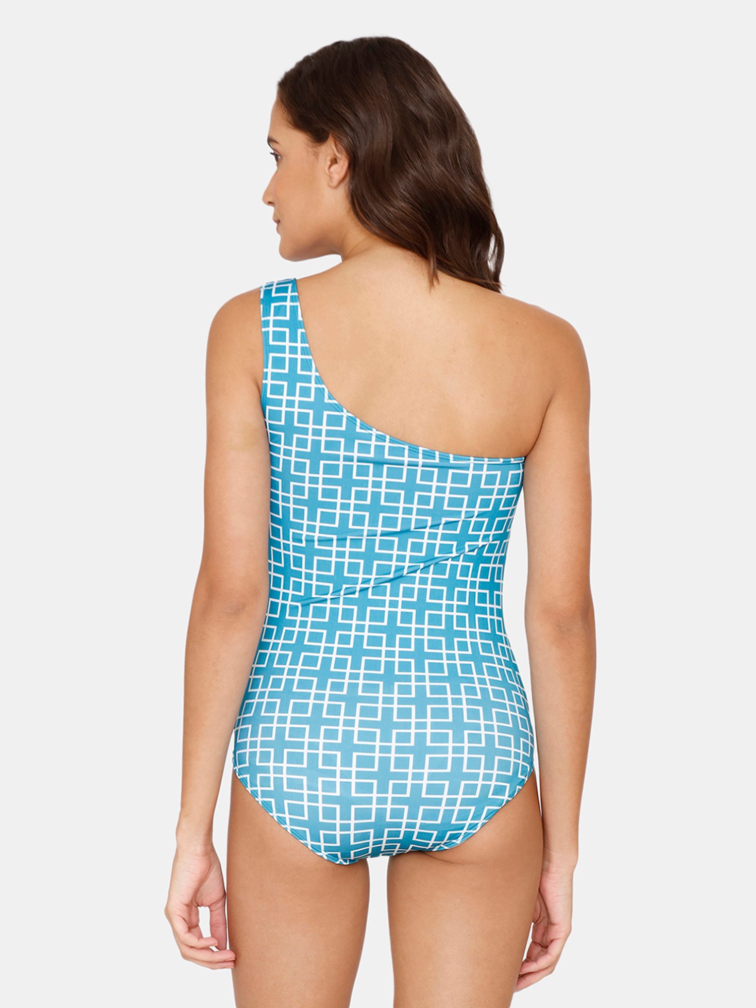 Coucou by Zivame Blue Printed Swimsuit