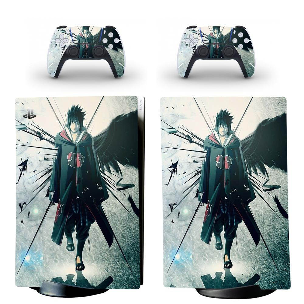 Anime Naruto PS5 Digital Edition Skin Sticker Decal Cover for PlayStation 5 Console and Controllers PS5 Skin Sticker Decal