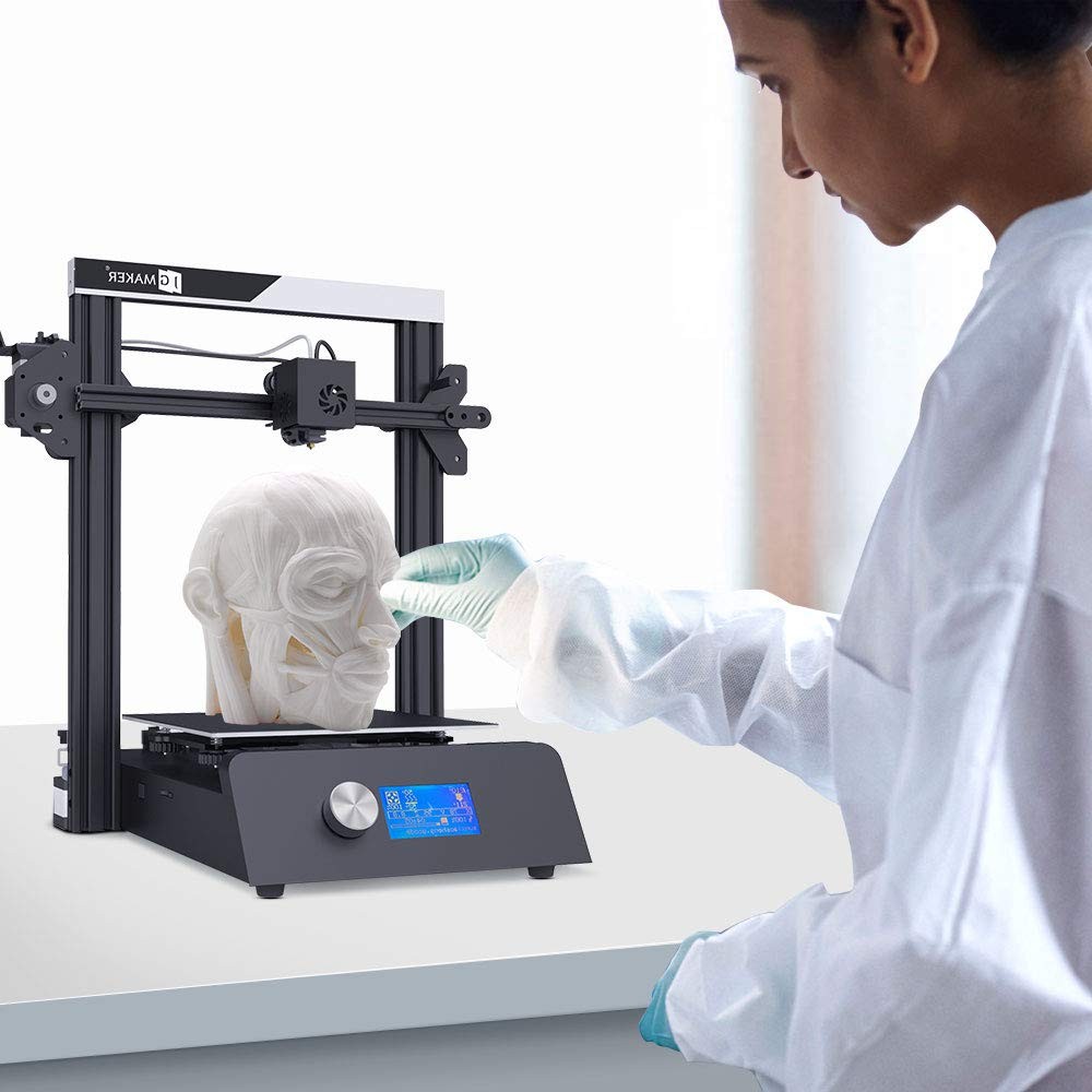 2020 New X5SA Pro 3D Printer High Precision Large Build Size Double Axis External Guide Rail and Titan Extruder, TRONXY 3D Printer