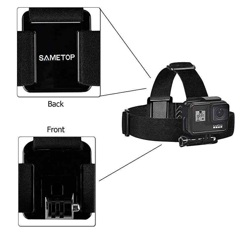 Chest Mount Harness Chesty Head Mount Strap Kit Compatible with GoPro Hero 9 8 Black Hero 7 6 5 4 Session 3+ 3 2 1 Hero 2018 Fusion DJI Osmo Action Cameras