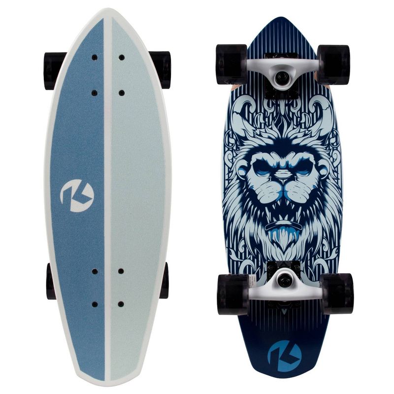 Kryptonics 23" Mini Fat Teeth Kids' Cruiser Skateboard