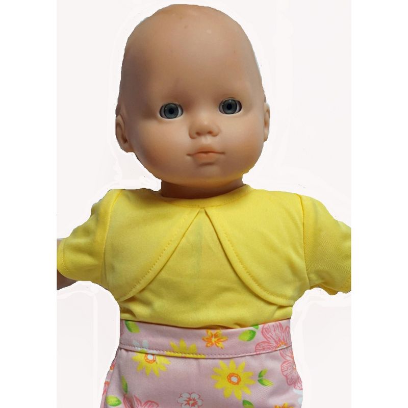 JC Toys Lil' Cutesies Twins 8.5" All Vinyl Baby Doll with Stroller