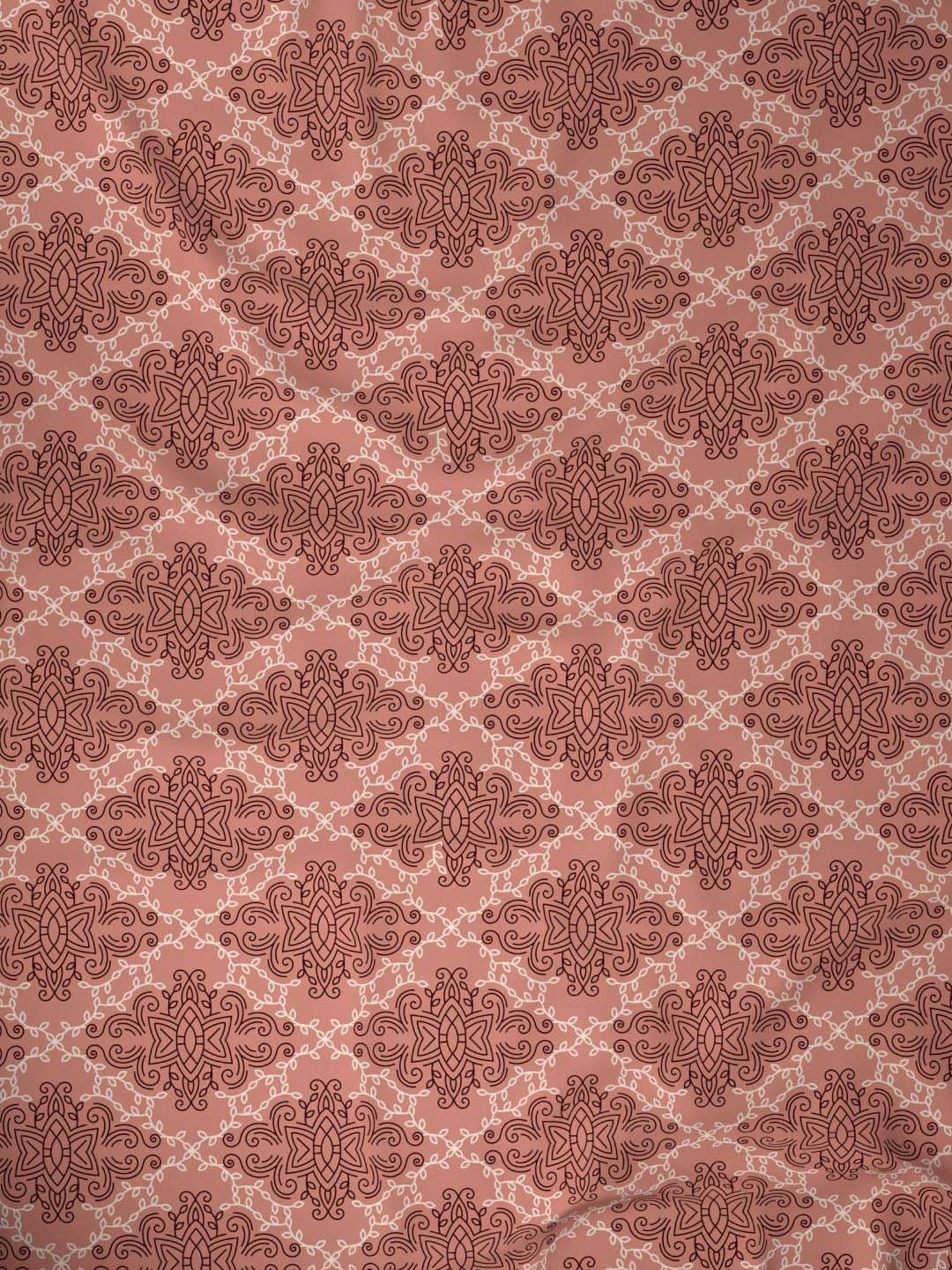 Raymond Home Delight Light Brown 104 TC Cotton Single Bedsheet with 1 Pillow Cover