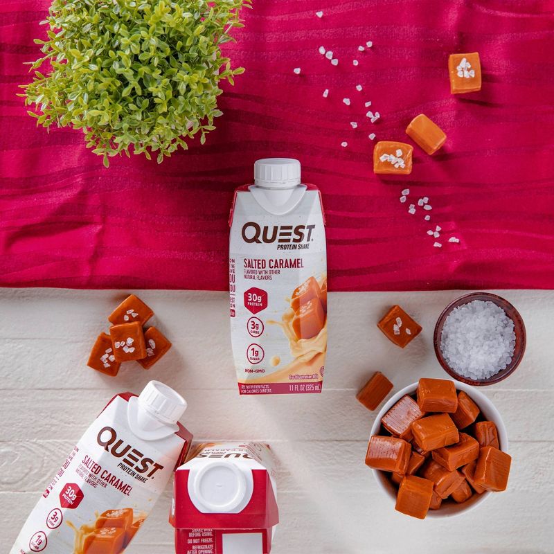 Quest Ready To Drink Protein Shake - Salted Caramel - 44 fl oz/4ct