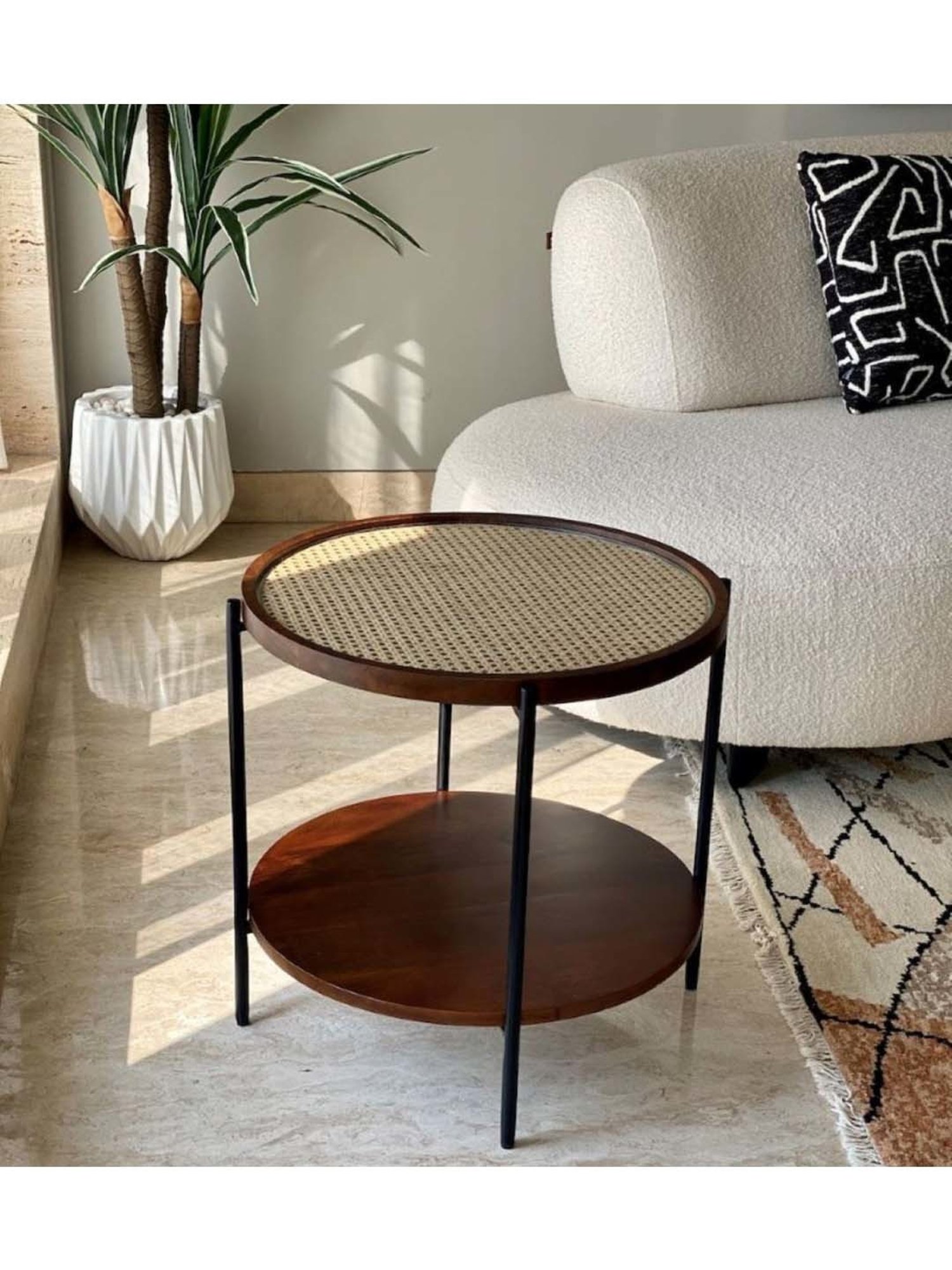 Mason Home Brown Kovo Rattan Center Table