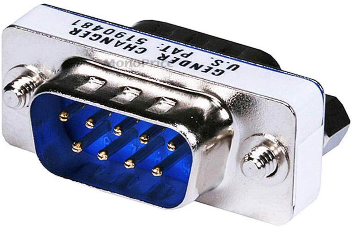 Monoprice DB9 M/M, Mini Gender Changer