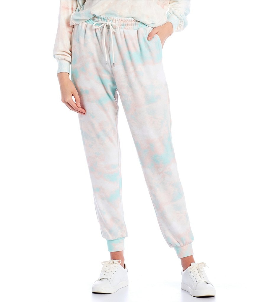 Coco + Jaimeson Tie-Dyed Hacci Coordinating Jogger Pants