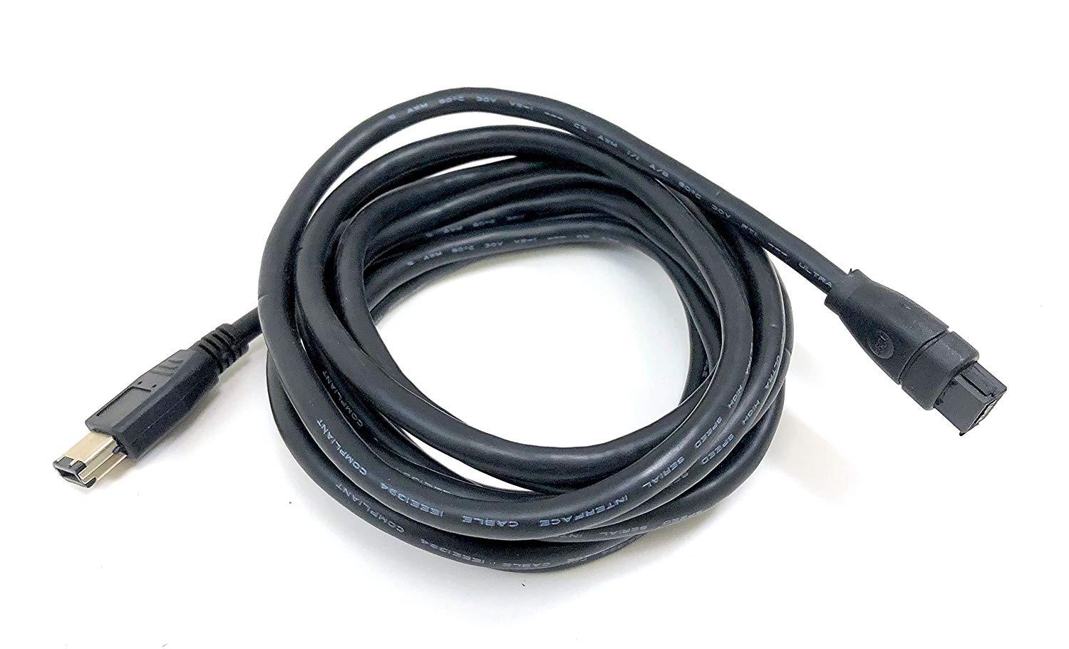 Micro Connectors, Inc. 10 feet Firewire IEEE 1394 9 Pin to 6 Pin Cable (E07-239)