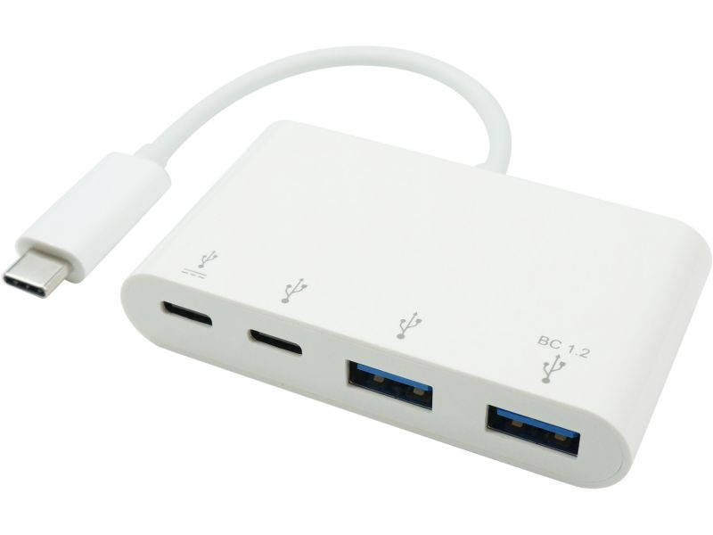 DAT 6508D USB 3.1 Type-C to 2 x Type-C Female (PD) Port + 2 x USB 3.0 Hub