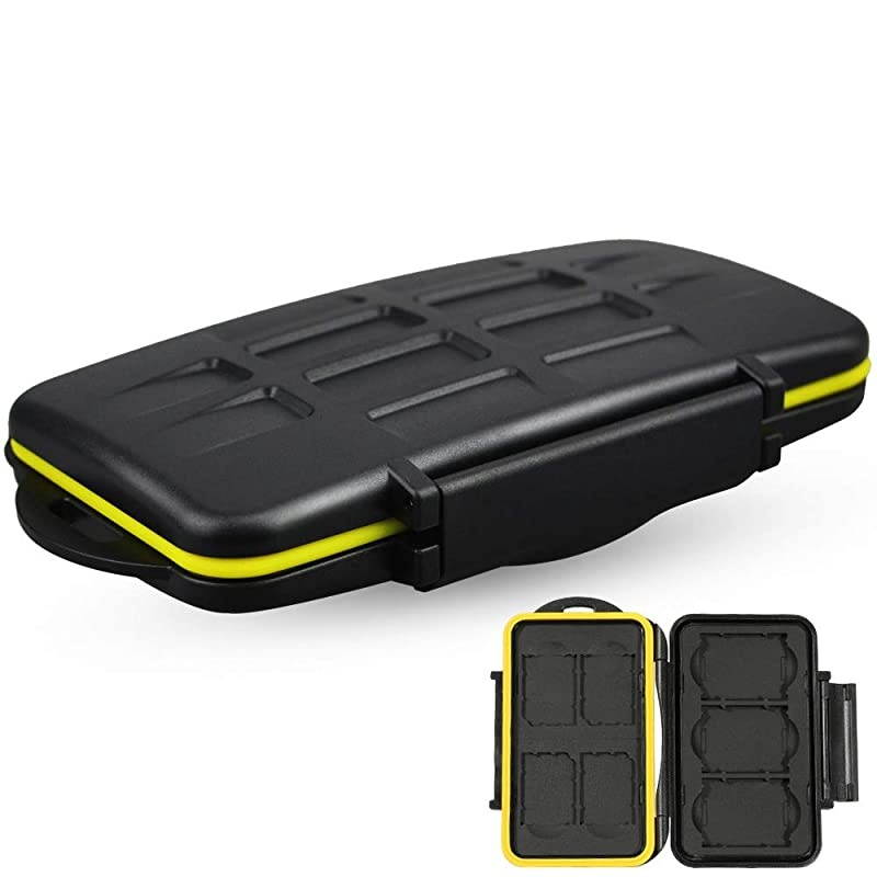 Deluxe 7 Slots XQD Cfexpress SD SDXC SDHC Memory Card Case Carrying Storage Holder for 3 XQD Cfexpress and 4 SD TravelFriendly Memory Card Organizer with WaterResistant Shockproof Function