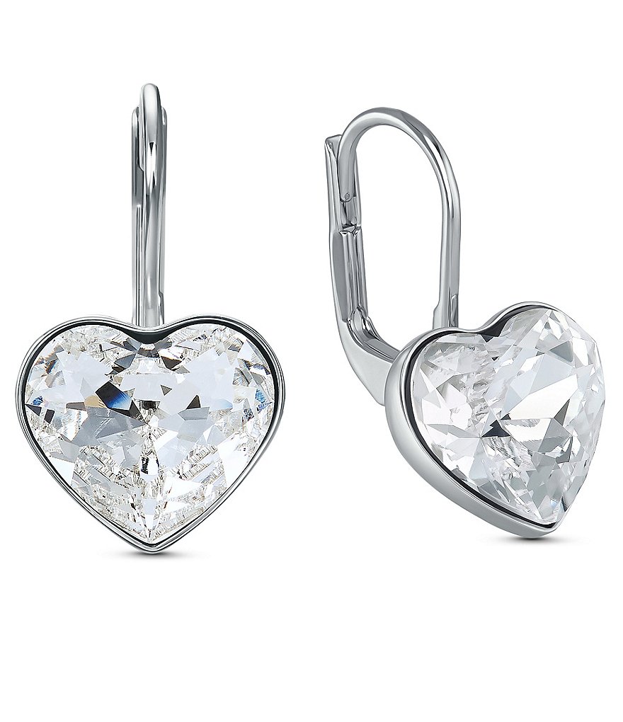 Swarovski Bella Heart Pierced Earrings