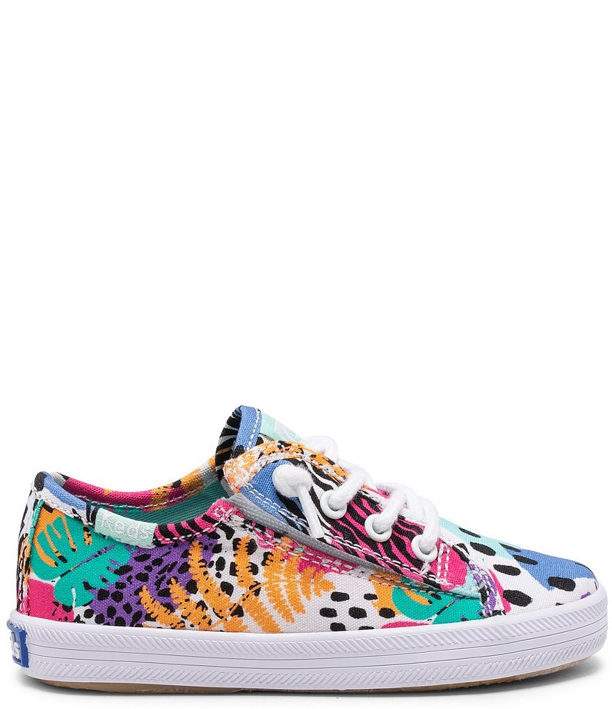Keds Girls' Kickstart Jr Purple Floral Sneakers (Infant)