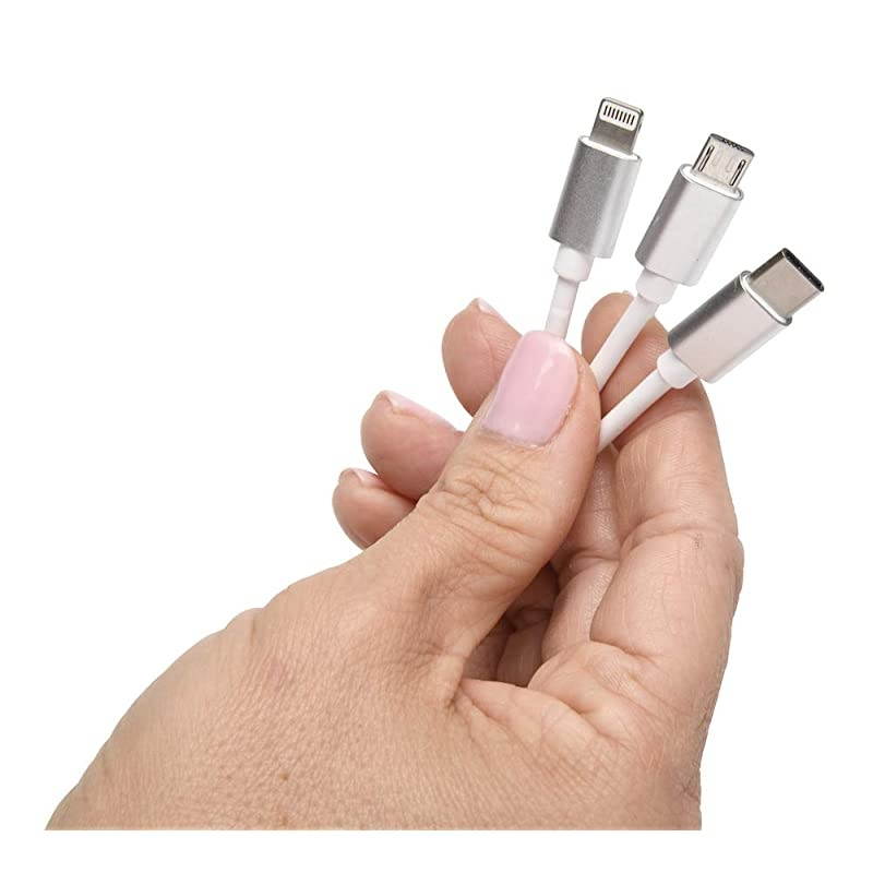 Cell Phone Charger Lock (2 Pack), Compatible with iPhone and Android, Keeps Cellular-Charging Cable and Cube Locked in Place