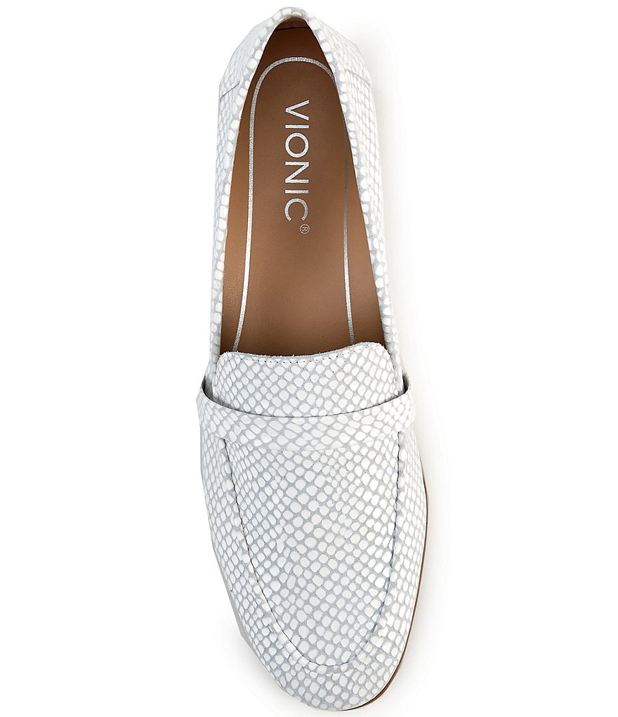 Vionic Zana Lizard Embossed Loafers