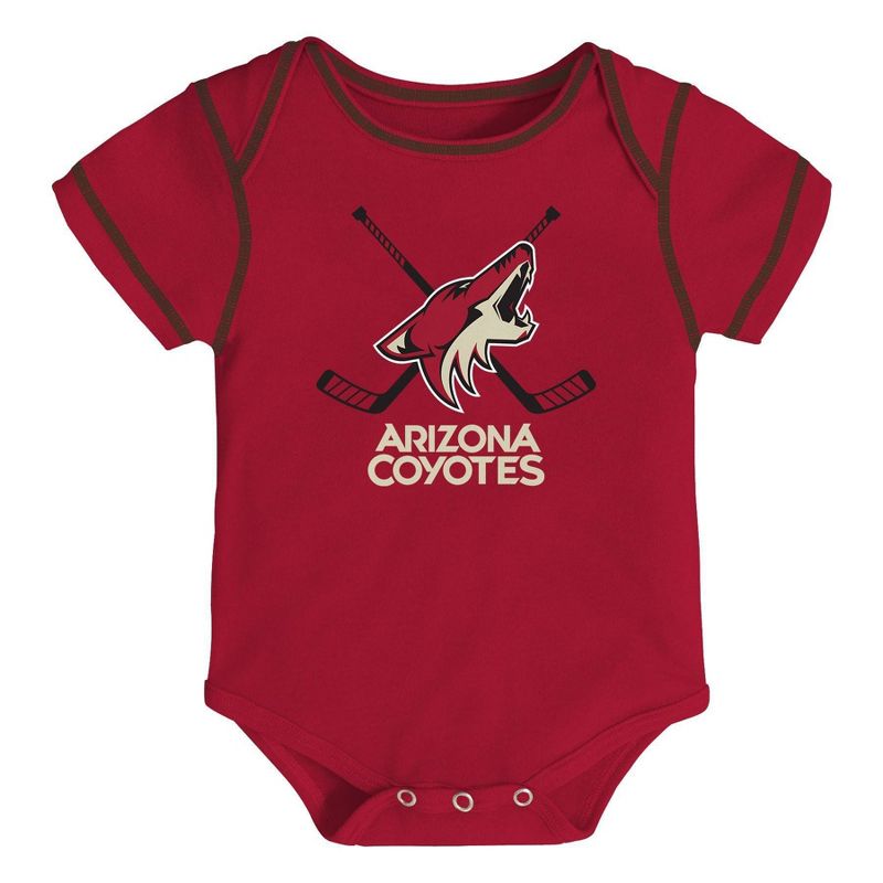 NHL Arizona Coyotes Boys' Game Winner 3pk Body Suit Set - 18M