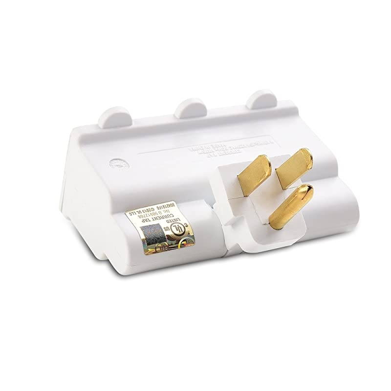 2Pack 3Outlet Grounded 180 Degree Swivel Wall Tap