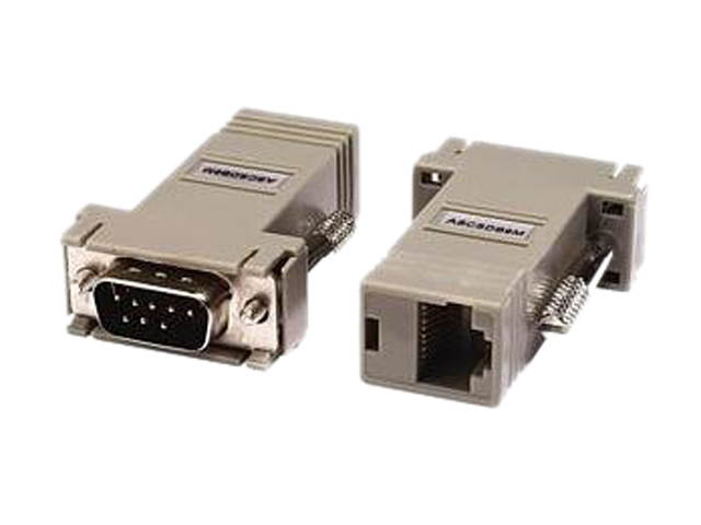 Raritan ASCSDB9M RJ-45(F) TO DB9(M) Serial Adapter