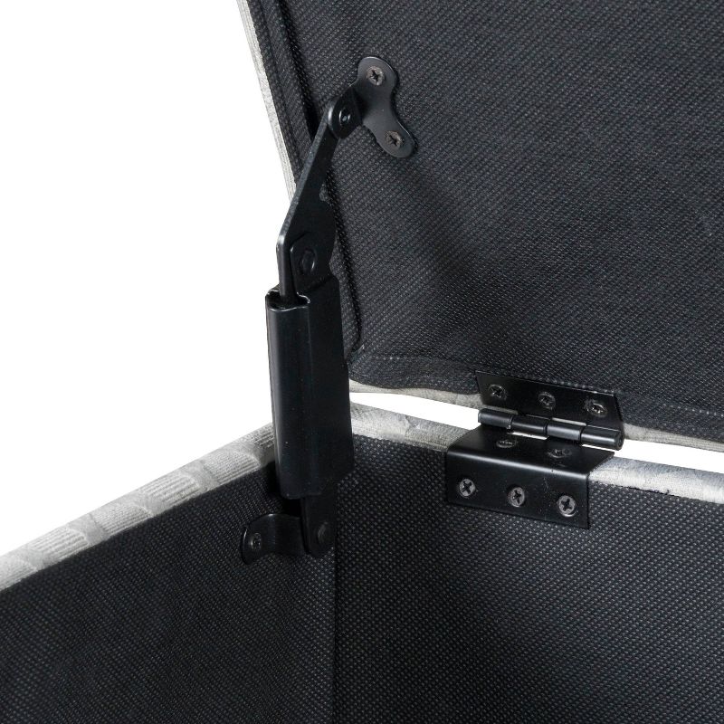 Kids' Juvenile Storage Bench Gray - HomePop