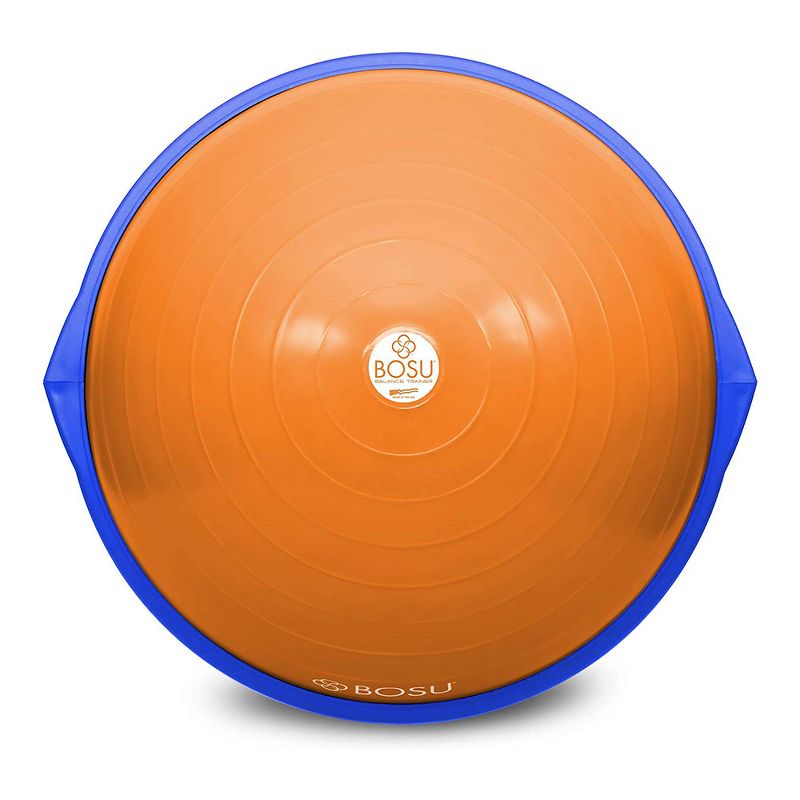 Bosu 72-10850 Home Gym Equipment The Original Balance Trainer 65 cm Diameter, Orange and Blue