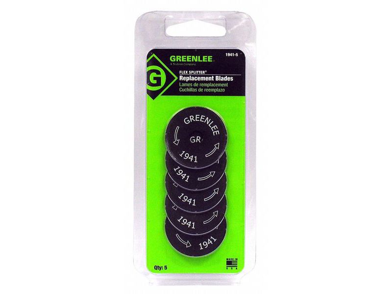 GREENLEE 1941-5 BX/Flexible Conduit Cutter Blades,PK5