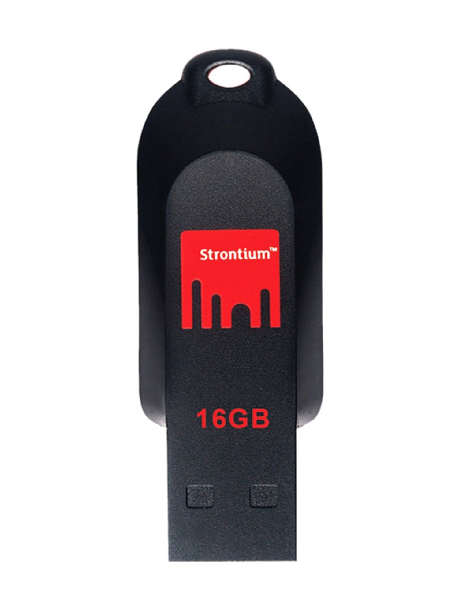 Strontium  SR16GRDPOLLEX 16 GB Pen Drive Black and Red
