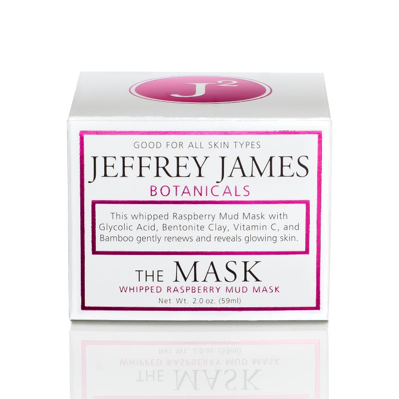 Jeffrey James Botanicals Mud Face Mask - Whipped Raspberry - 2oz