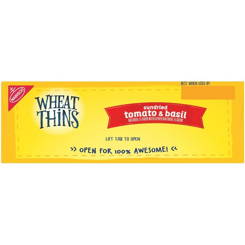 Wheat Thins Sundried Tomato & Basil Snack Crackers - Family Size - 13oz
