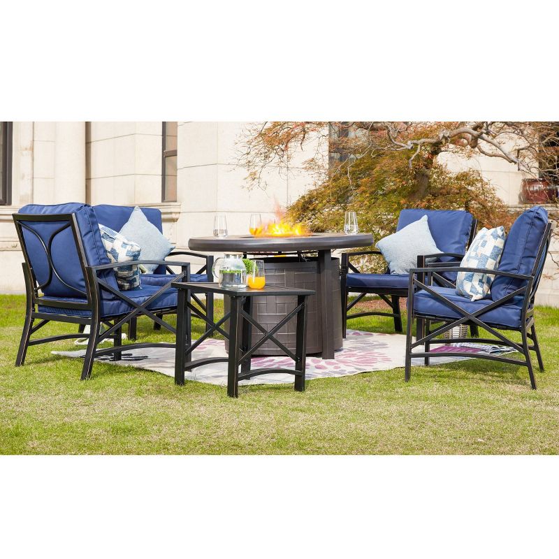 6pc Patio Fire Seating Set - Patio Festival