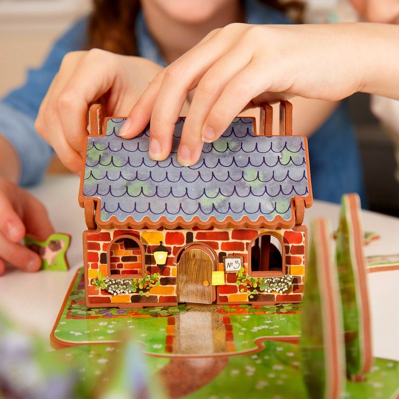 Storytime Toys The Three Little Pigs 3D Puzzle 3 in 1 Book and Toy Set - Book, Build, & Play