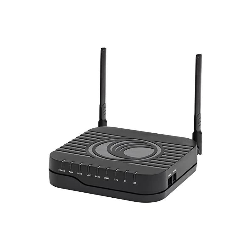 cnPilot R201 Dual Band Router for Home and Business Clients - 2.4 GHz and 5 GHz - Gigabit WLAN Router with ATA Voice - Cloud Managed - US Cord 802.11ac (C000000L028A)