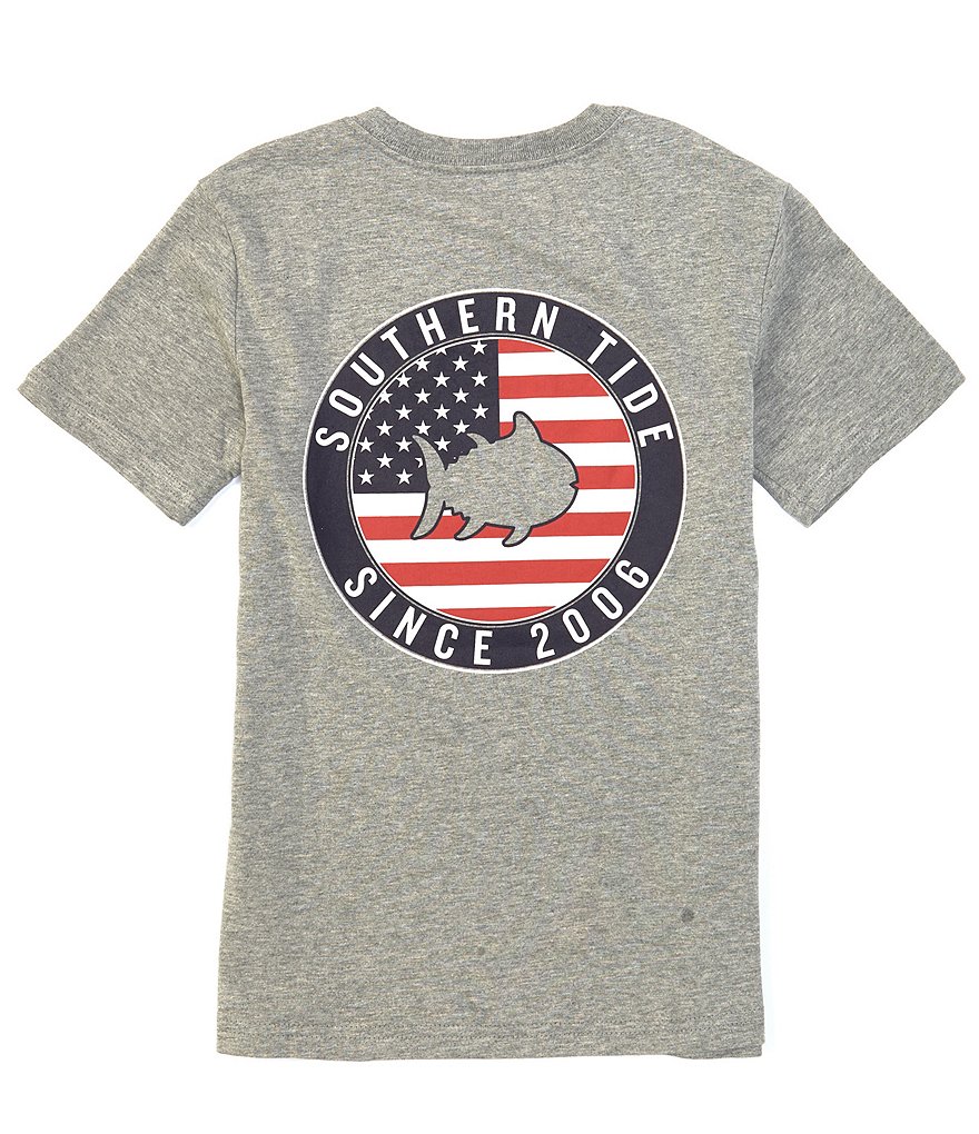Southern Tide Little/Big Boys 4-16 Short-Sleeve American Patch Tee