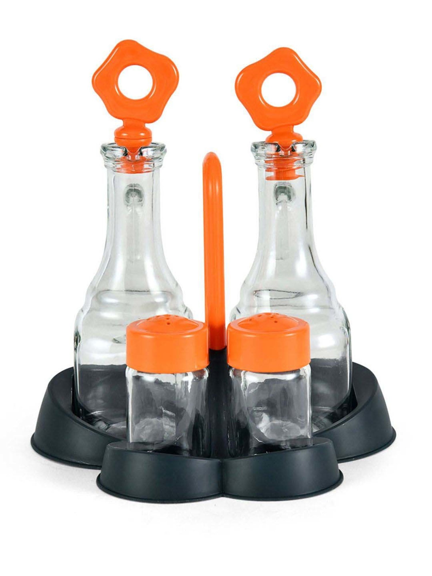 COLE & MASON White & Beige Ceramic Pourer - Set of 1