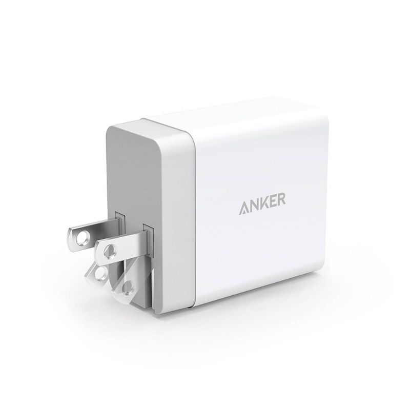 Anker 2-Port PowerPort 24W Wall Charger - White