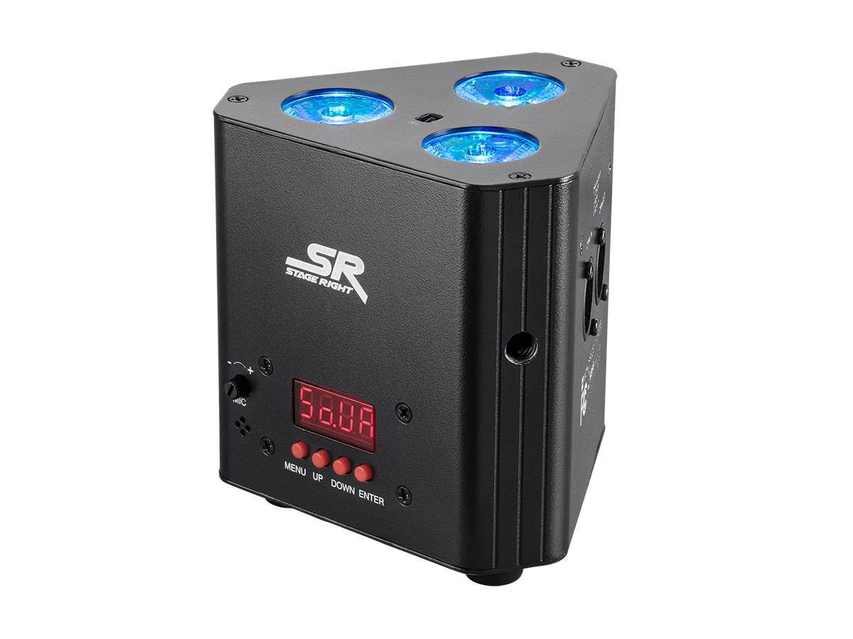 Monoprice Truss Wash Up Light PAR Light With IR (RGB), 3 Watt, x 3 LED - Stage Right Series