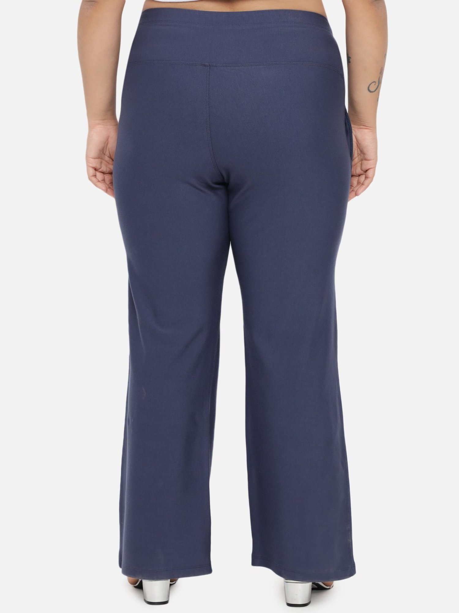 Amydus Denim Blue Regular Fit Pants