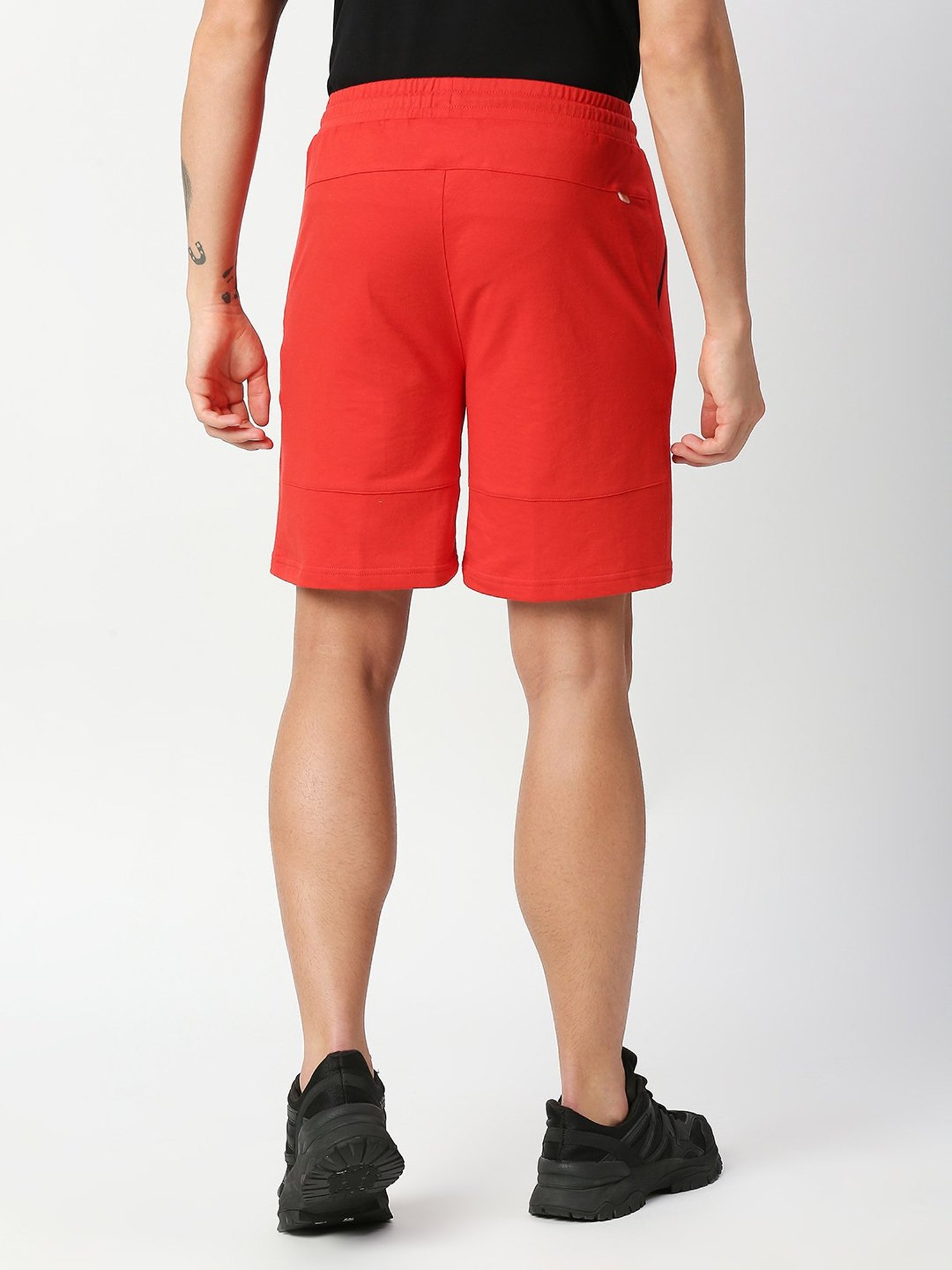Fitz Red Slim Fit Shorts