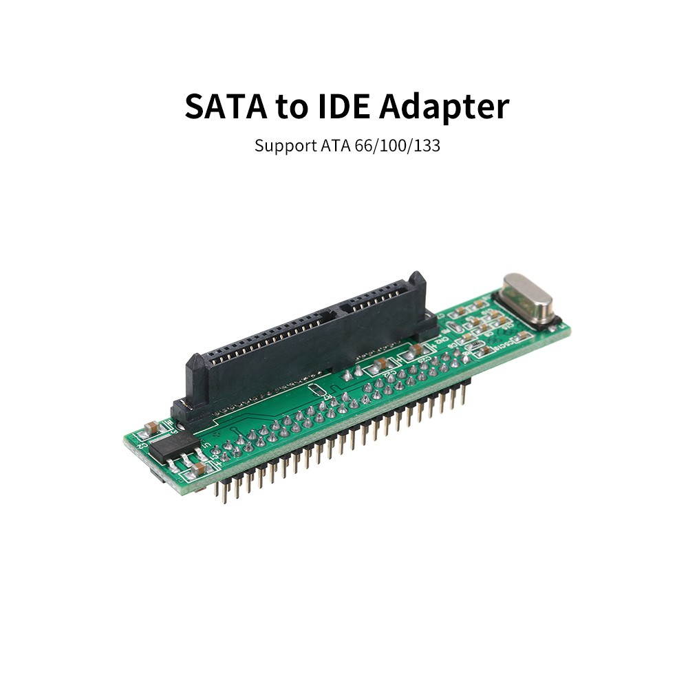 2.5 Inch SATA to IDE Adapter Support ATA HDD Hard Disk Drive or SSD to Male 44 Pin Port Converter (Vertical Type)