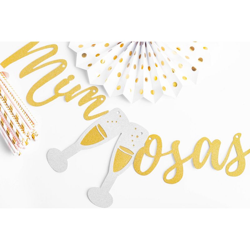 Cotier Brand 97pc Mimosa Bar Kit for Bridal Shower Decoration/Brunch Party or Bachelorette Party Supplies