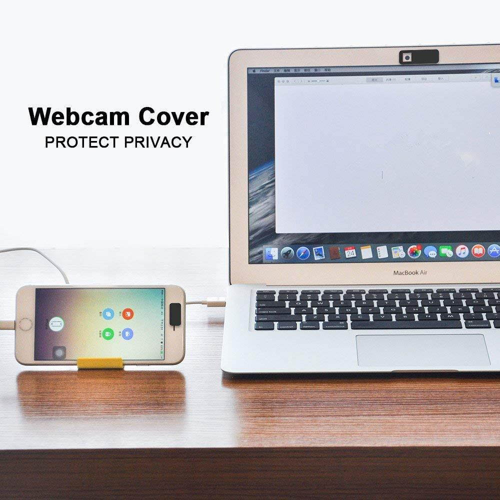 Webcam Cover, 0.027 inch Ultra-Thin Laptop Webcam Cover Slider Camera Cover for MacBook Pro, Laptop, Mac, PC, Surfcase Pro, Protecting Your Digital Life, 3 Pack