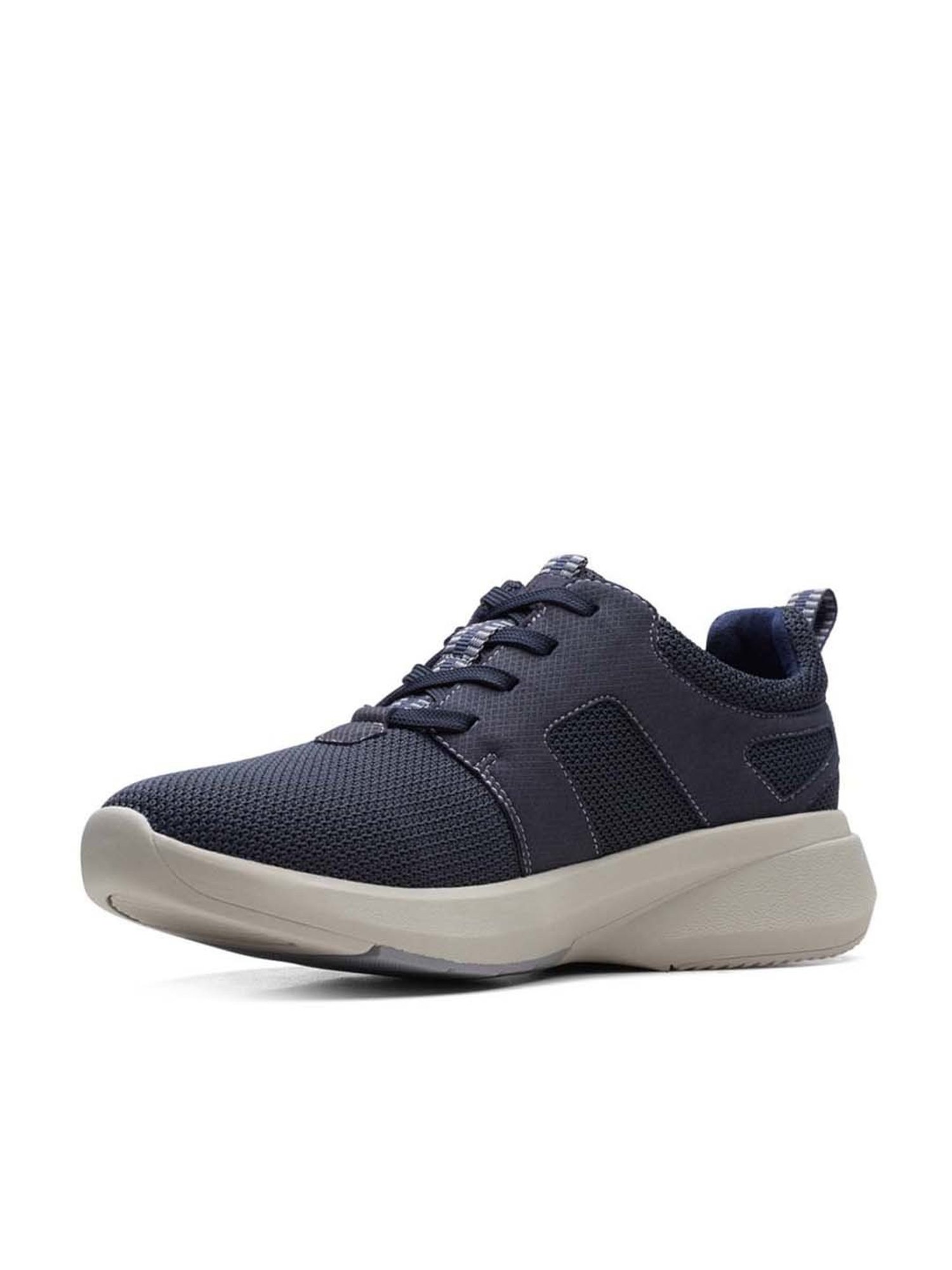 Clarks Men's Lehman Tie Navy Running Shoes