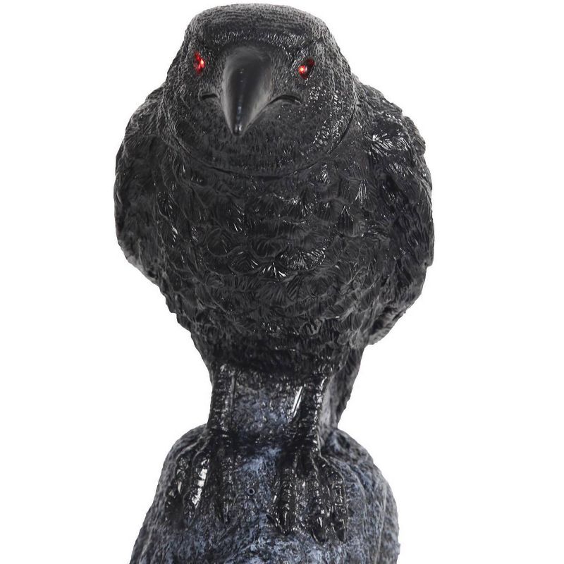 17" Halloween Raven Head Turning with Sound