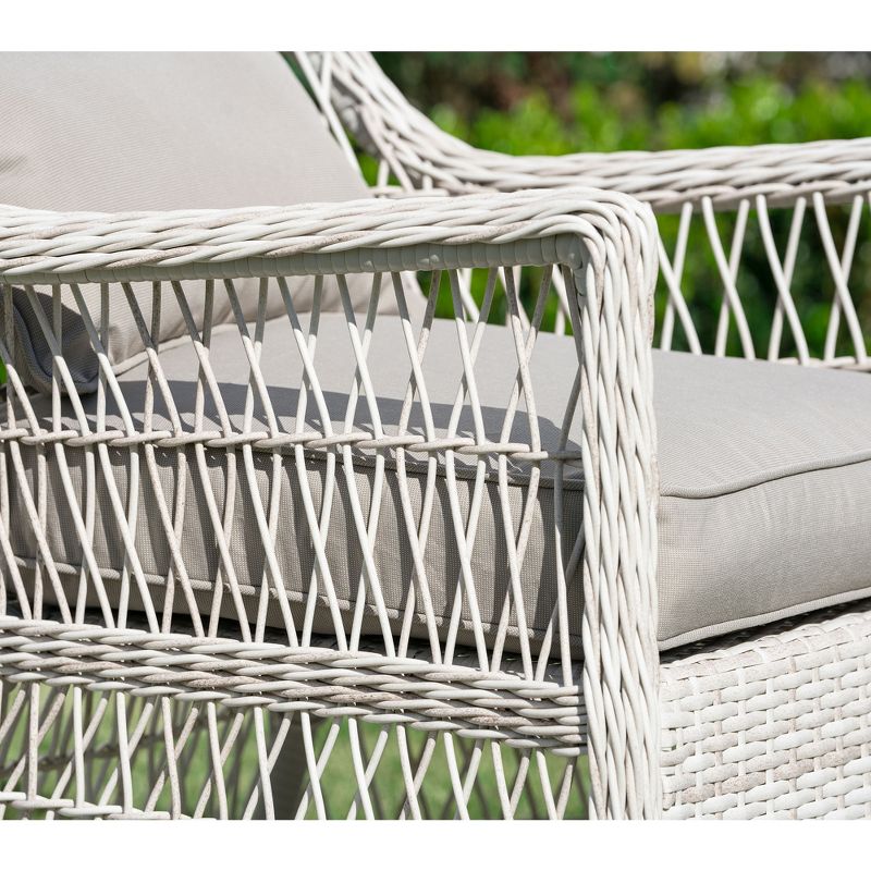 2pk Pearson All-Weather Wicker Rocking Chairs - Leisure Made