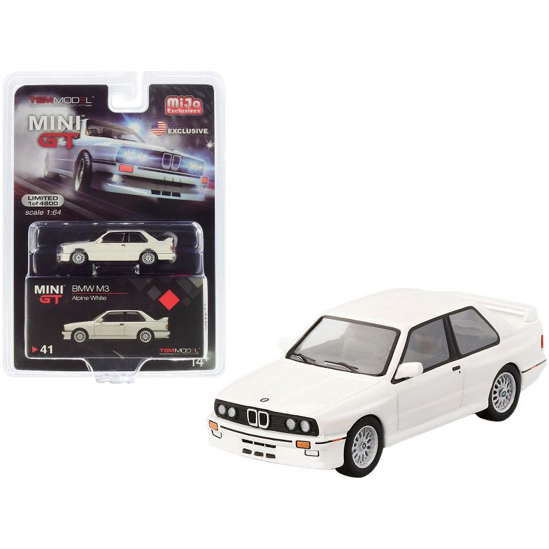 BMW M3 (E30) Alpine White Limited Edition to 4,800 pieces Worldwide 1/64 Diecast Model Car by True Scale Miniatures