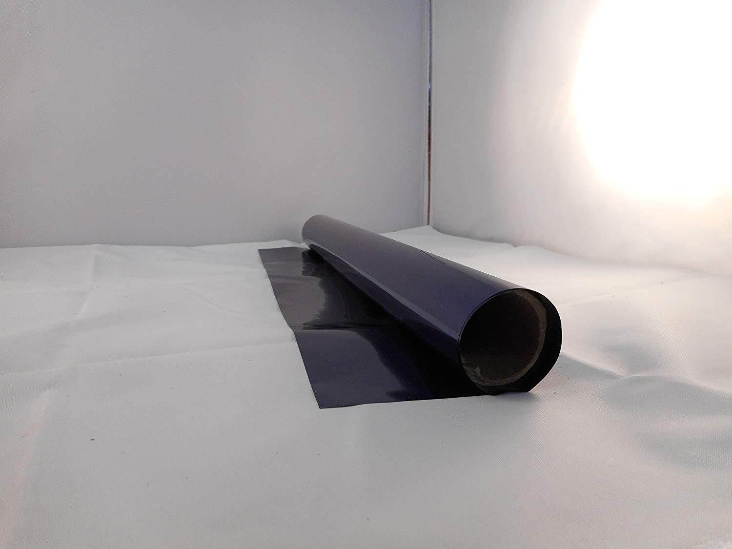 Metallic PVC Rolls 48 Inches Wide By 100 Ft. Length 1.4 Mil Gauge Film (Navy)