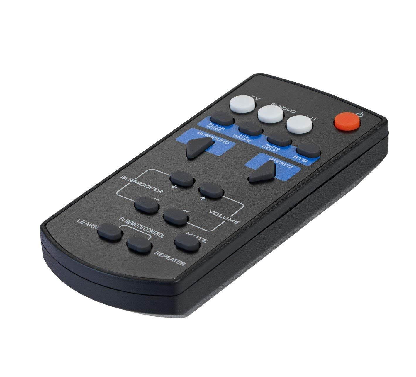 Motiexic Remote For Yamaha FSR60 WY57800 Remote Fit For Yamaha Soundbar ATS1010 YAS101 YAS101BL YAS-201 YAS-201BL YAS-CU201 FSR60 WY57800 FSR62 ZC94940