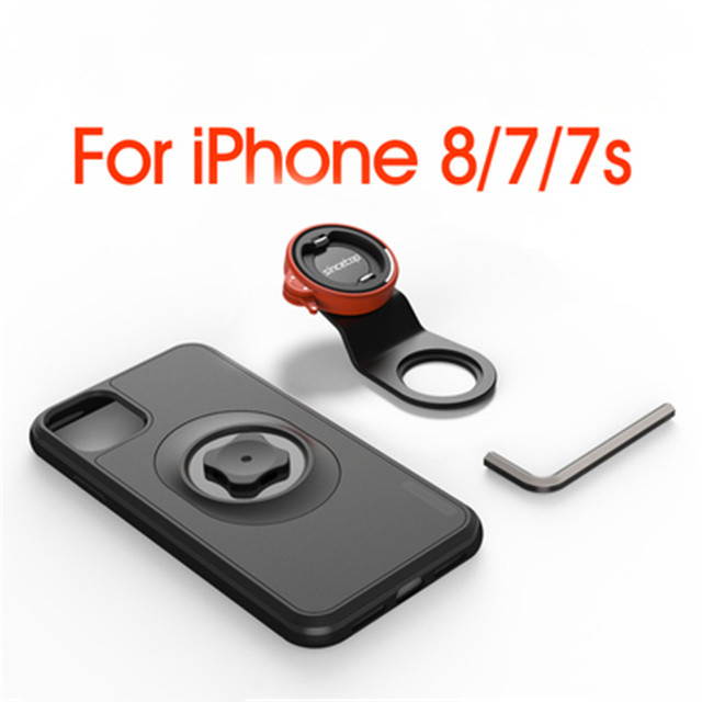 Motorcycle Phone holder For iPhone 11 Pro XsMax 8plus 7s 6 Mountain/Bike Moto Mount Cell Phone Bag Stand With Shockproof Case